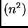 $(n^2)$